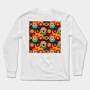 Geometric groovy pattern Long Sleeve T-Shirt